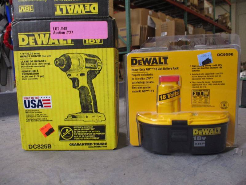 18V DeWalt Impact Driver & Battery