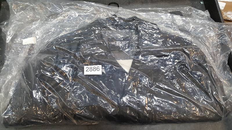 lot 2885 image: Milwaukee Leather Mens Big  Tall Button-Front Leather Car Coat Jacket  Black - 3X  3XL