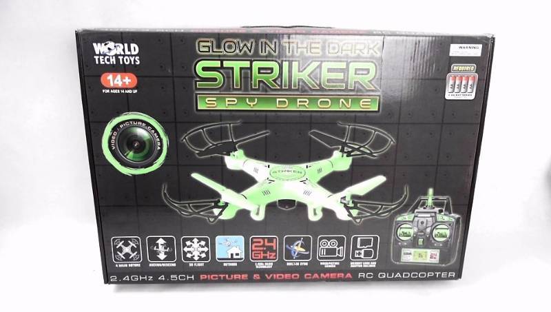 glow in the dark striker spy drone