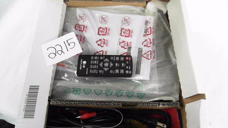 lot 2215 image: LG DVD Player with USB Direct Recording