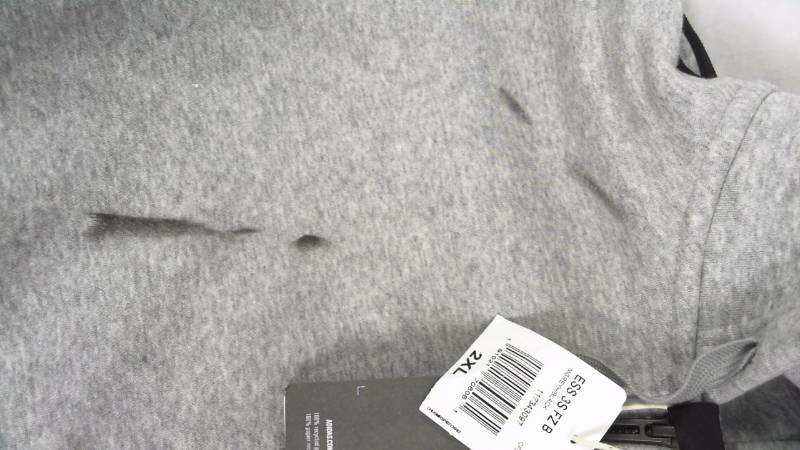 lot 2219 image: adidas Mens Essentials Zippered Hoodie - Size 2XL- HAS SOME STAINS - SEE PHOTOS