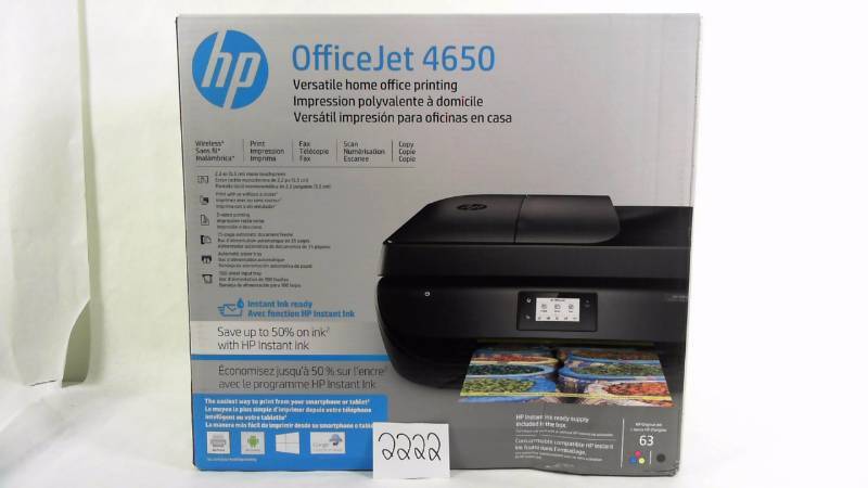 lot 2222 image: HP OfficeJet 4650 All-in-One Thermal Inkjet Printer with Wi-Fi