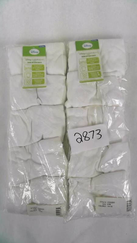 lot 2873 image: 10 pc. Disney Cuddly Bodysuit with Grow-An-Inch Snaps - Size 6-9 Months
