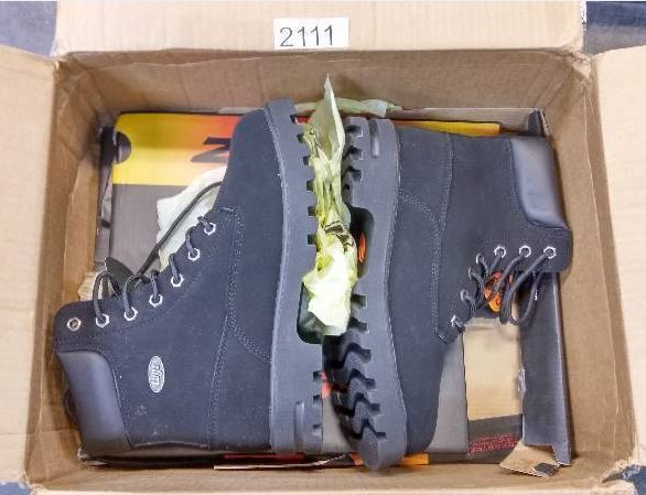 lot 2111 image: Lugz Kids Grade School Empire Hi Boots - Black - Size 7