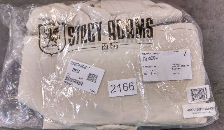 lot 2166 image: Stacy Adams Mens Big  Tall 2-pc. Linen  Cotton Pant Set - Tan - Size 4XL  48