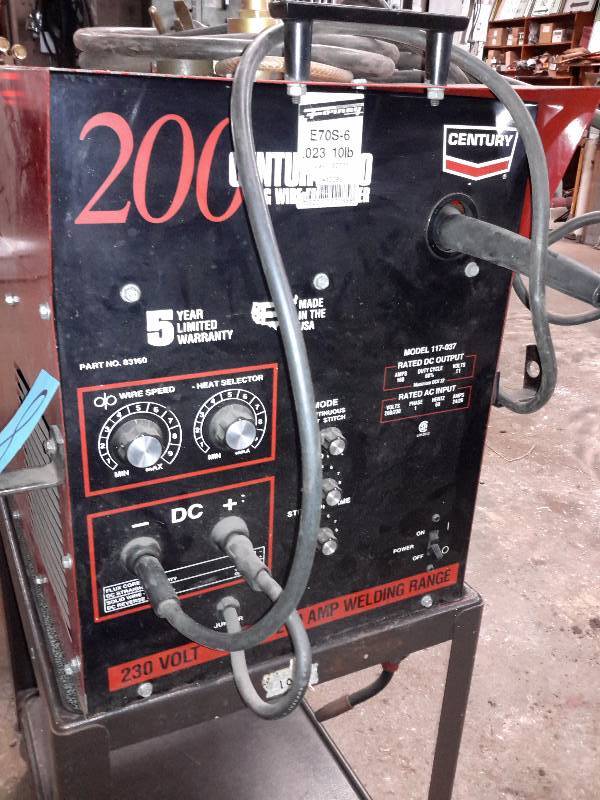 lot 8 image: Century 200 Mig Wire Feed Welder for Parts