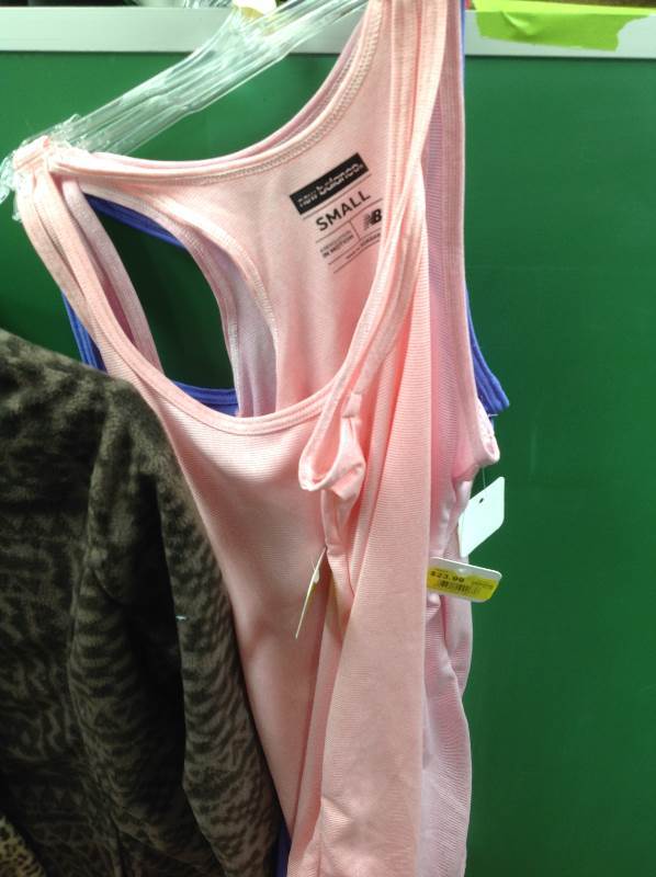 lot 3 image: 6 French Saundry, 6 New Balance Revolution in Motion tank --Small, new with tags.