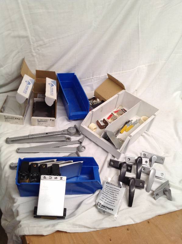 lot 13 image: Commercial Door Hardware - Pad Assembly, Door Handles