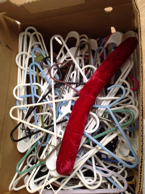 lot 30 image: Box Of Hangers