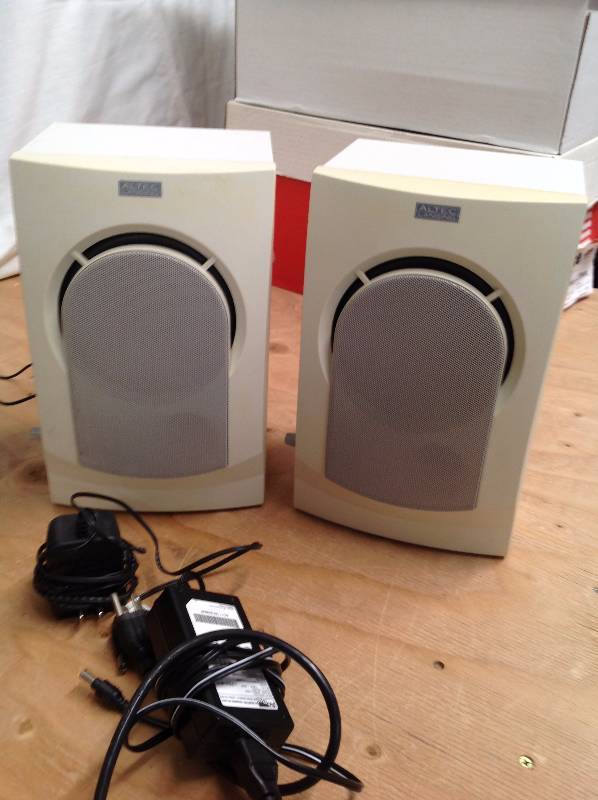 lot 115 image: 2 Altec Computer speaker and Vaio sub woofer