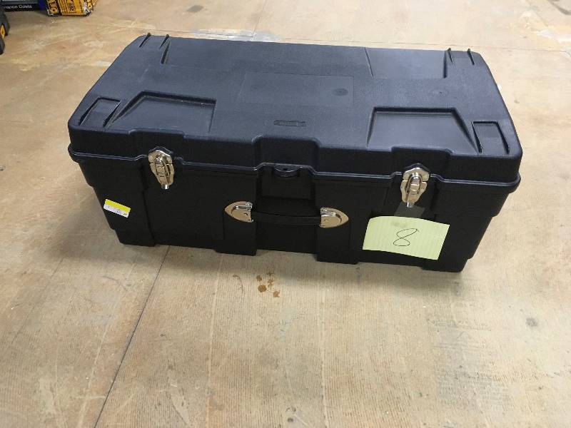 lot 8 image: Contico 27071225 Deluxe Trunk Locker - Open Box
