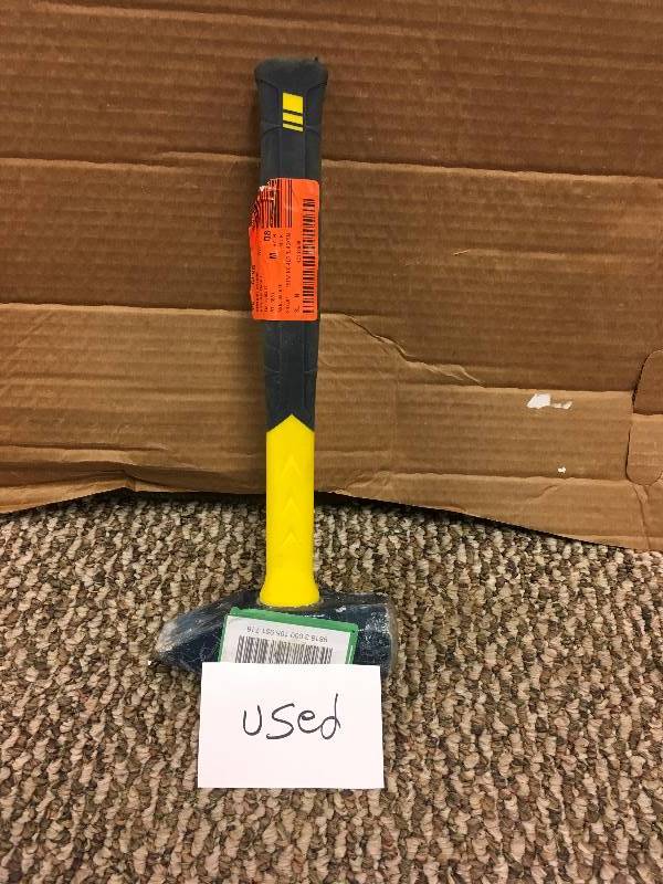lot 13 image: USED - Estwing MRF64BS 64 oz. Blacksmith Hammer with Fiberglass Handle - Open Box