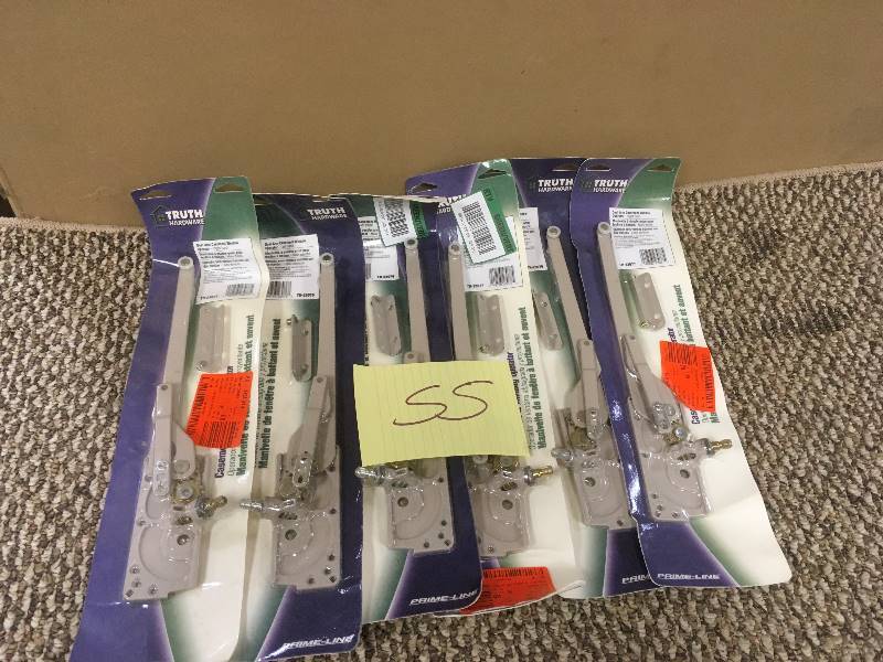 lot 55 image: Truth Hardware Dual Arm Casement Window Operator - Lot of 6 - Open Box