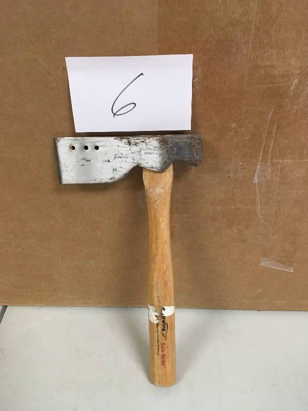 USED - Sure Strike Hickory Handle Hammer Axe - USED