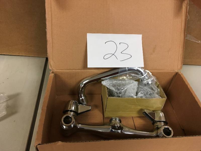 Central Brass 0047-UA 2-Handle Wall Mount Kitchen Faucet - Open Box