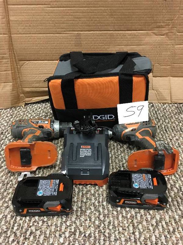 Ridgid 18-Volt Drill and Impact Driver Kit - Open Box