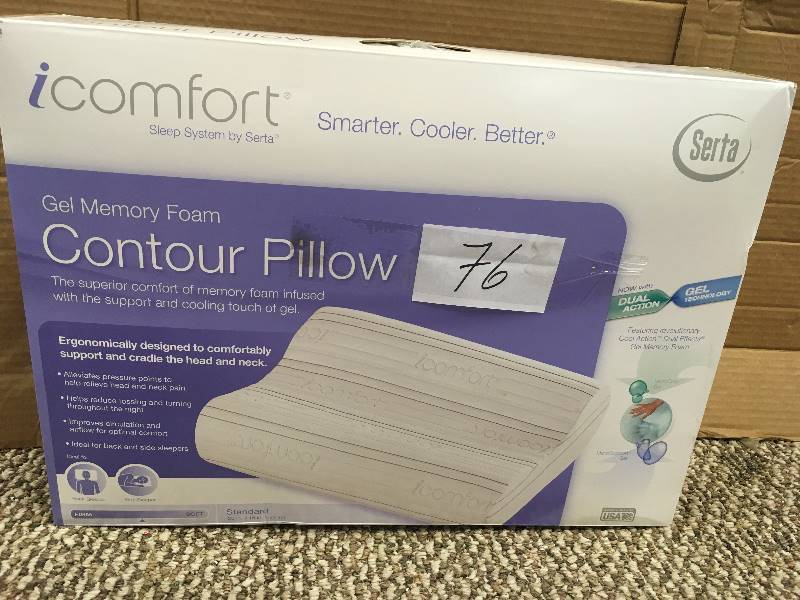Serta SERT Icomfort Contour Standard Pillow Only Serta Pillow - Open Box