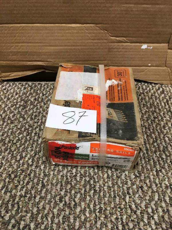PASLODE 650385 Framing Nail 3 in, PK 2000 Open Box