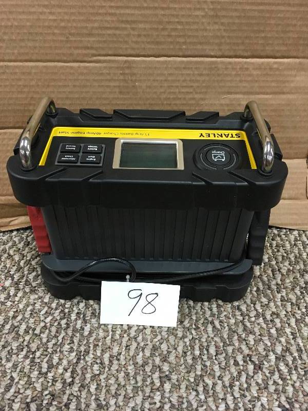 Stanley Re-Charge It 15 Amp Automatic Battery Charger & Maintainer - Open Box