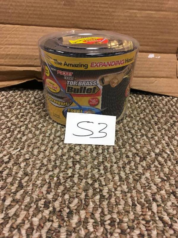 8703-12 Telebrands 50 ft Black Pocket Hose - Open Box