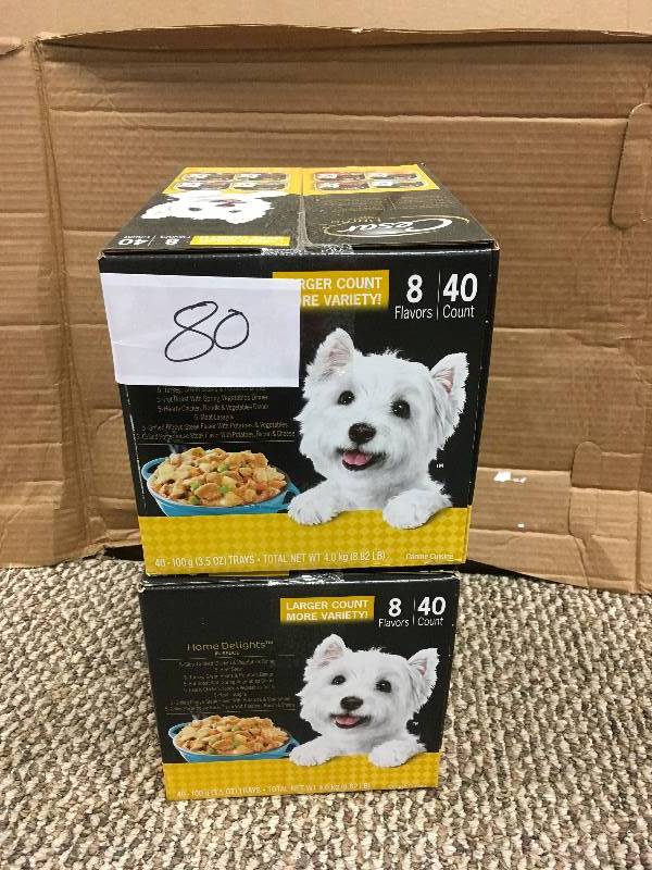 Cesar Home Delights Wet Dog Food Variety Pack, 3.5 Oz, 40 count - lot of 3 - Open Box
