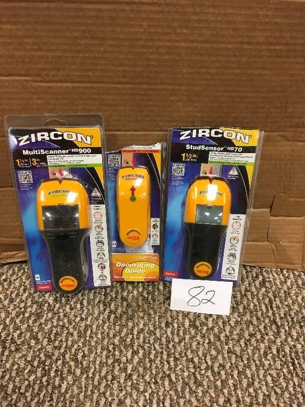 Zircon MultiScanner HD900 OneStep Multi-Function Wall Scanner - Lot of 3 - open Box