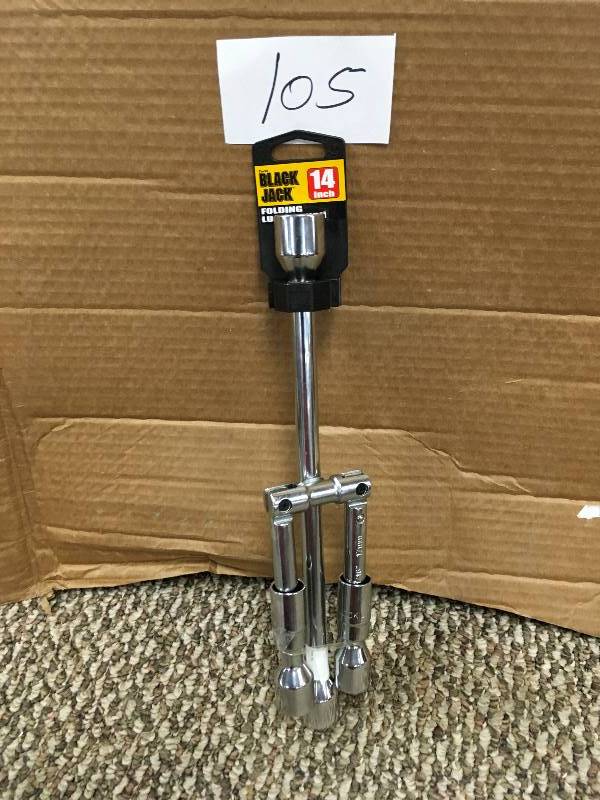 BLACK JACK Folding Lug Wrench. Open box