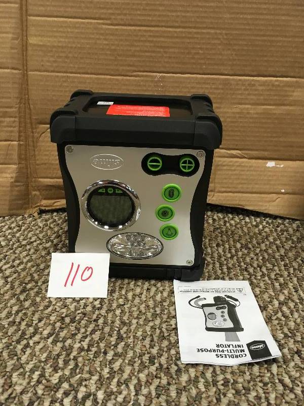 Slime Cordless Multipourpose Inflater kit. Open box