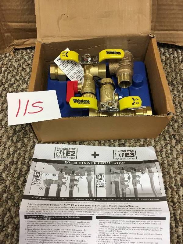Webstone Valve Innovation Tankless Water Heater Service Value Kit - Open Ki
