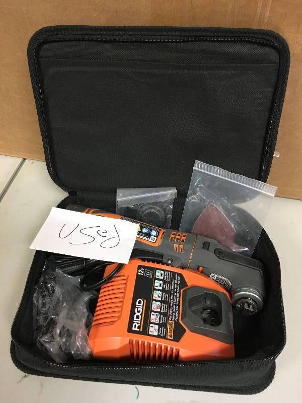 USED - Ridgid JobMax 12-Volt Multi-Tool with Tool Free Head - USED