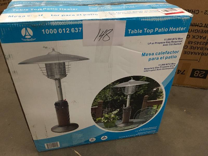 Table Top Patio Heater 11,000 BTU