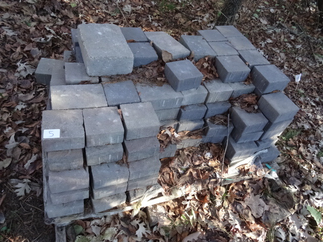 lot 5 image: Concrete pavers. 2 sizes. Approx 10...