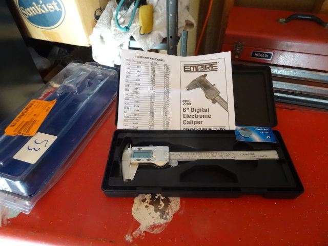 lot 53 image: Empire 6 digital caliper. Looks ne...