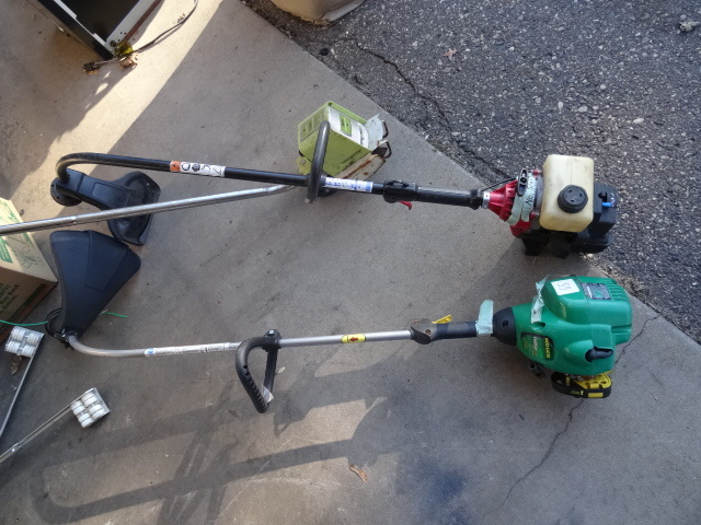 lot 65 image: 2 gas weed whips. Shop craft lawn t...