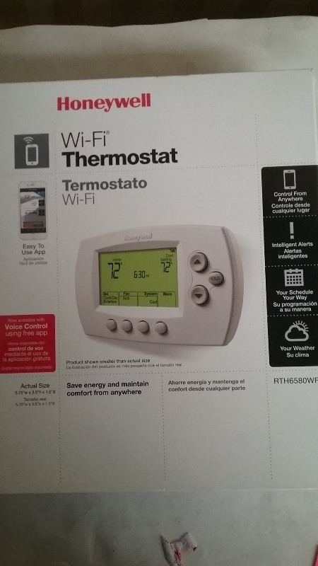 lot 10 image: Honeywell WI-FI Thermostats