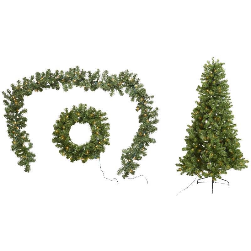 ALCOVE PRELIGHTED HOLIDAY SET