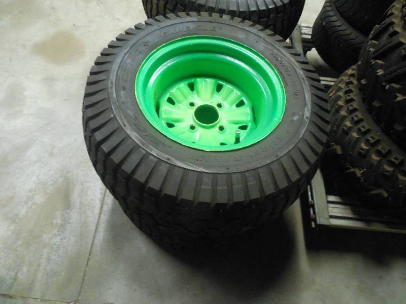 lot 13 image: Set of 2 Turf Saver Tires & Rims