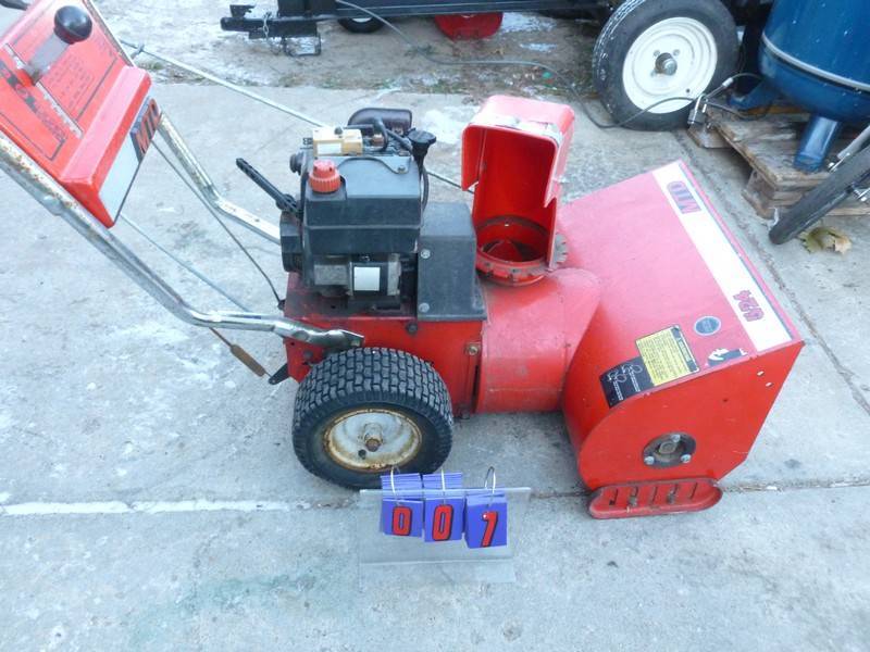 SnS auctions # 292 Cub Cadet snow blowers & misc.