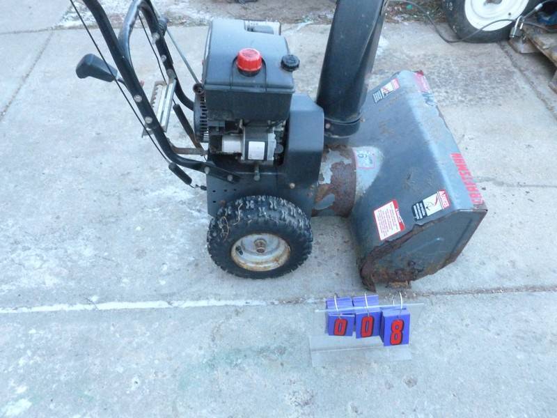 SnS auctions # 292 Cub Cadet snow blowers & misc.