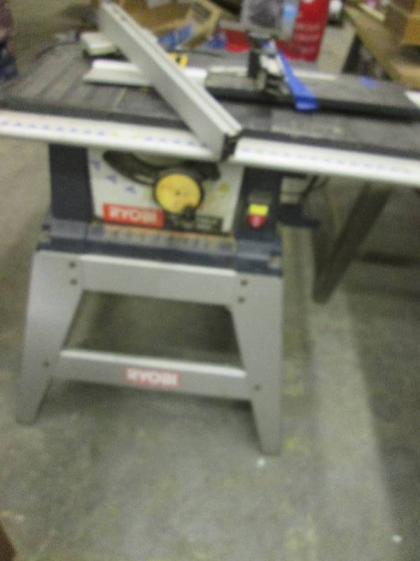 lot 46 image: ryobi table saw ...