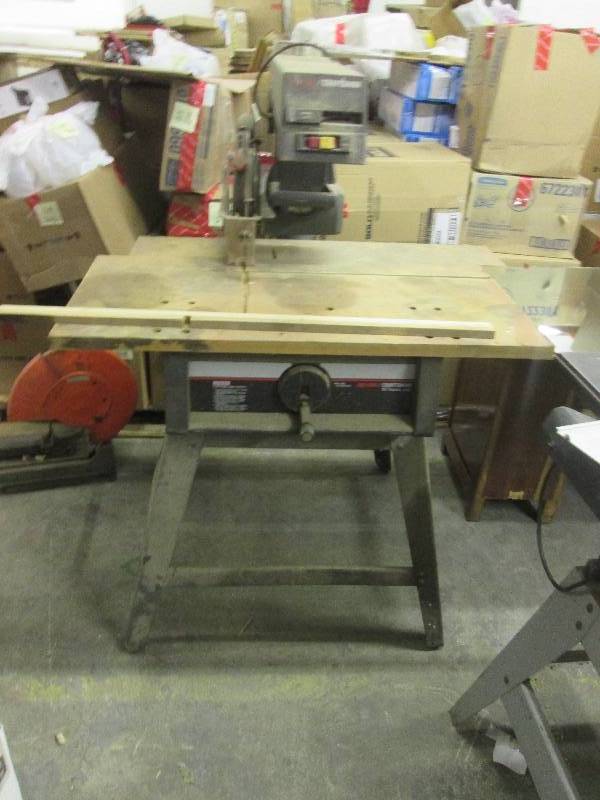 lot 47 image: craftsman 10 radial saw ...