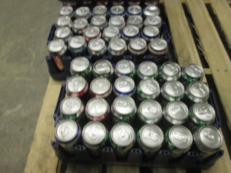 lot 101 image: 47 cans of pop a mixture of dr pepp...