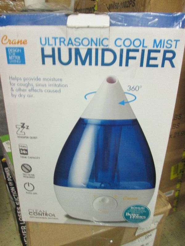 lot 155 image: ultrasonic cool mist humidifier ...