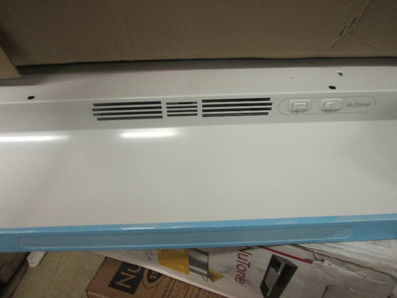 lot 174 image: nutone 30 economy range hood white...