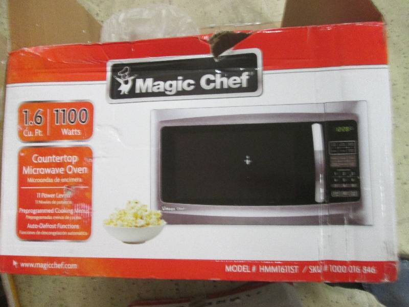 lot 190 image: magic chef 1.6 cuft 1100 watt micro...