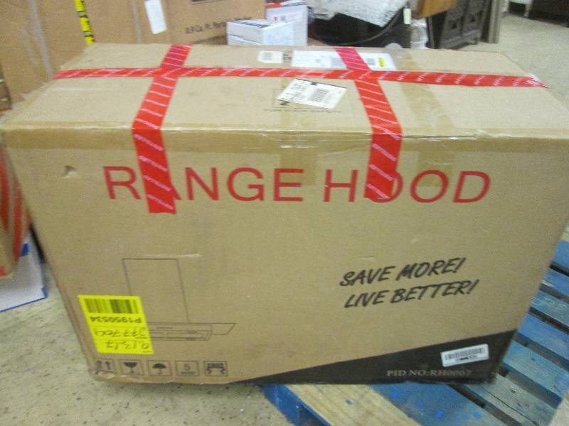 lot 216 image: range hood open box ...