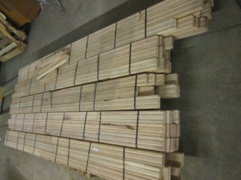 lot 224 image: lot of hardwood flooring 7 bundles ...