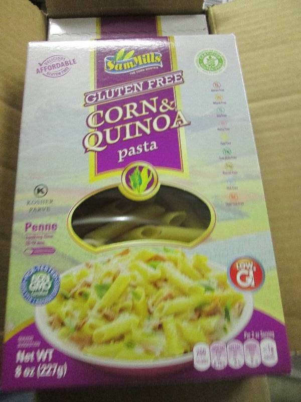 lot 253 image: 4 cases of sam mills gluten free co...