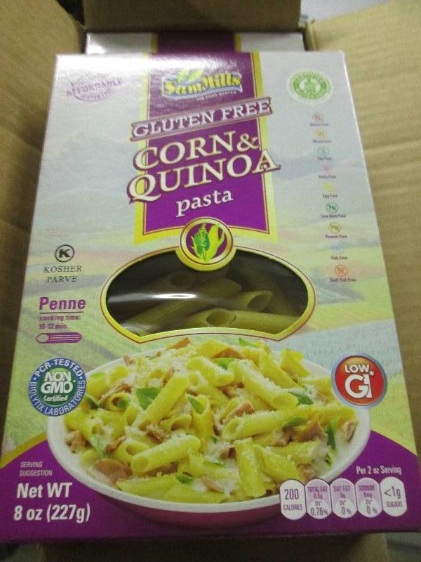 lot 259 image: 4 cases of sam mills gluten free co...