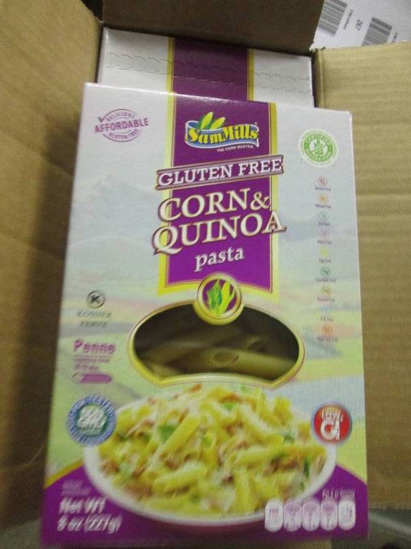 lot 266 image: 8 cases of sam mills gluten free co...